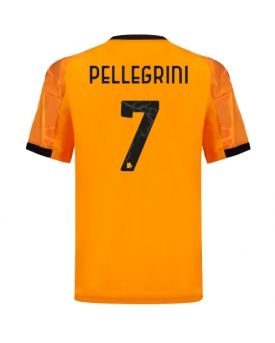 Billige Fotballdrakt AS Roma Lorenzo Pellegrini #7 Replika Bortedrakt 2025-26 Kortermet Billige Fotballdrakt AS Roma Lorenzo Pellegrini #7 Replika Bortedrakt 2025-26 Kortermet